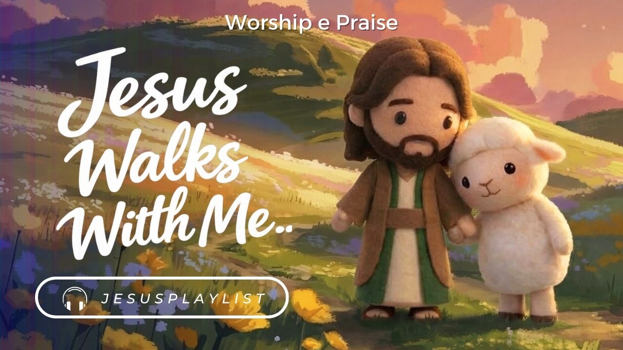 Jesus Walks With Me 🌿 Peaceful & Joyful Worship Playlist to Rest in God’s Presence