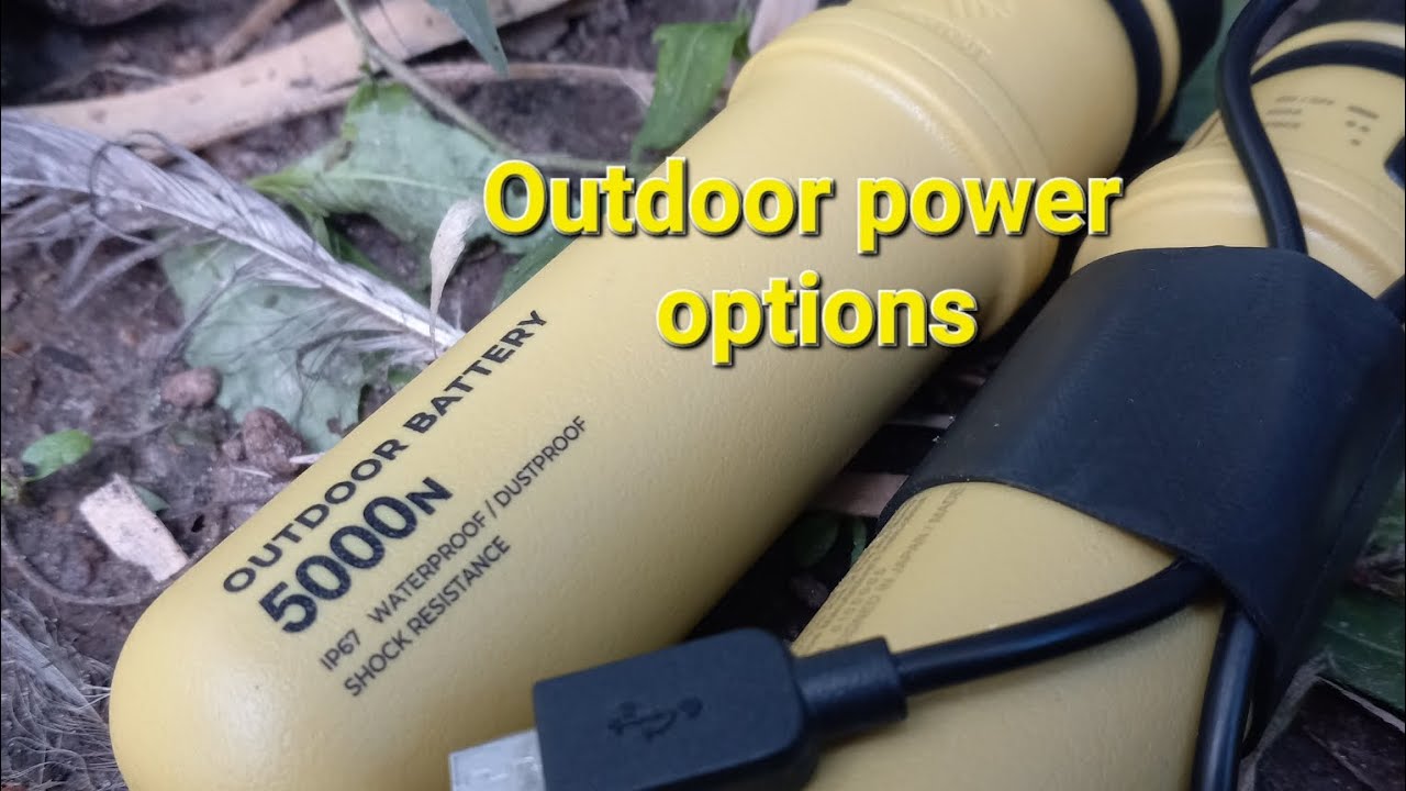 Nestout 5kmah rugged power banks MUSTARD
