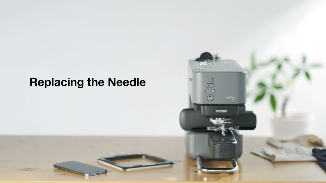 Replacing the Needle on the Skitch PP1 Embroidery Machine