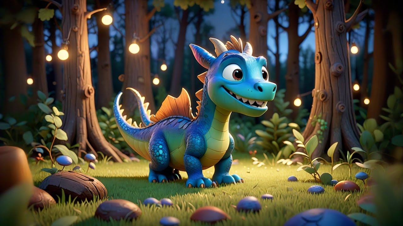 The Dragon’s Sparkly Tail 🐉✨ | Fun Kids Story | Magical Learning Adventure