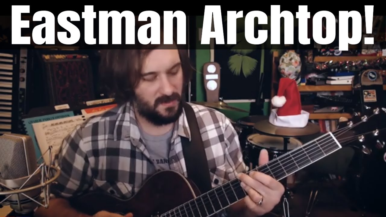 I got an archtop guitar! It's an Eastman AR503CE