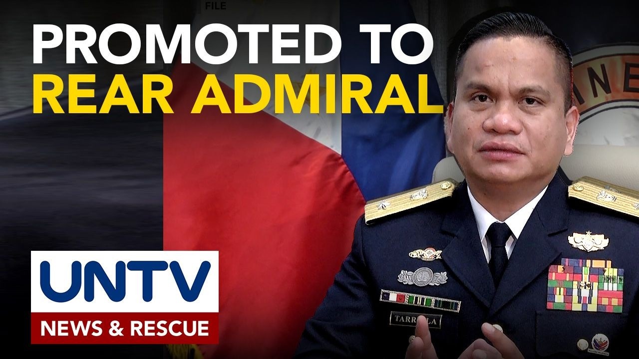 PCG Spokesperson for the WPS Jay Tarriela, na-promote sa ranggong Rear Admiral