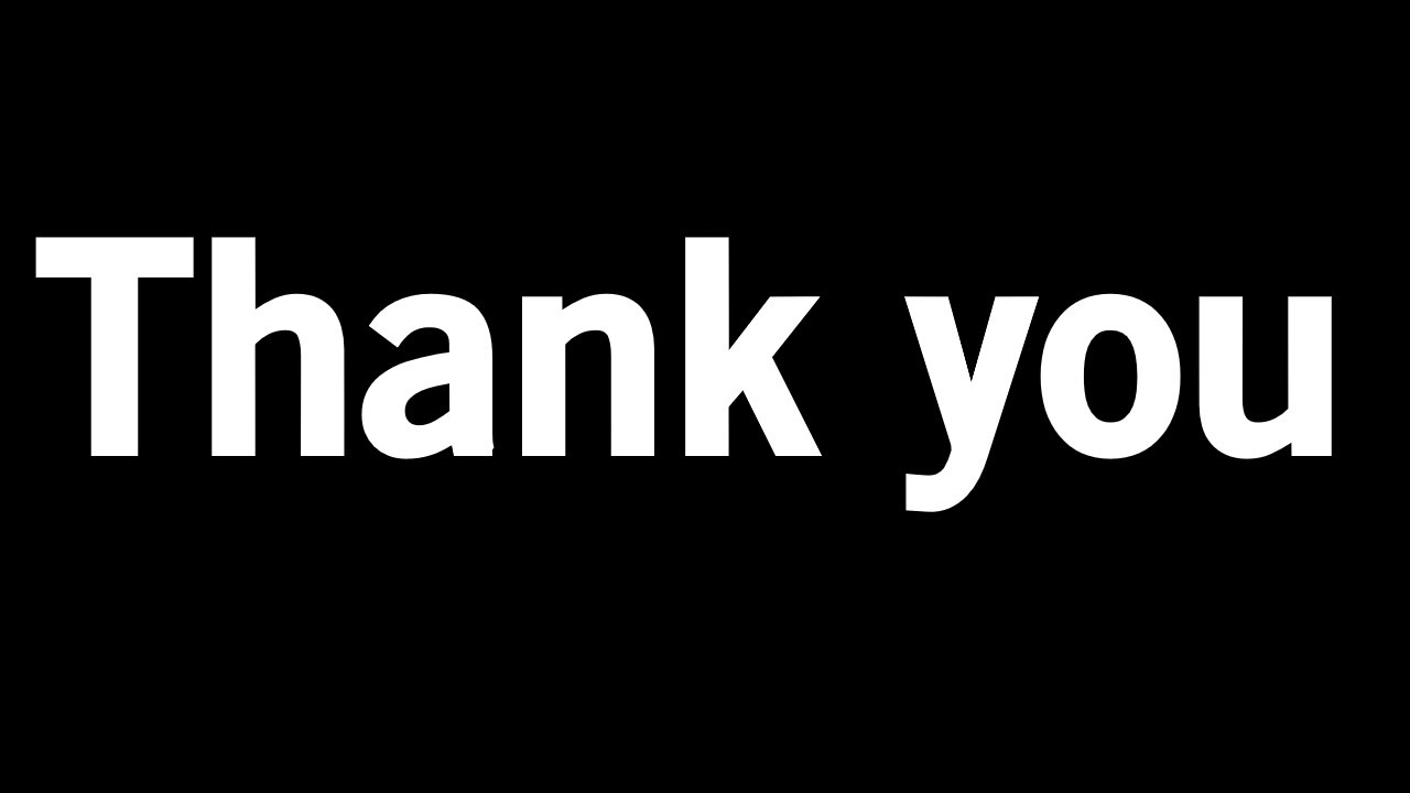 Thank you...