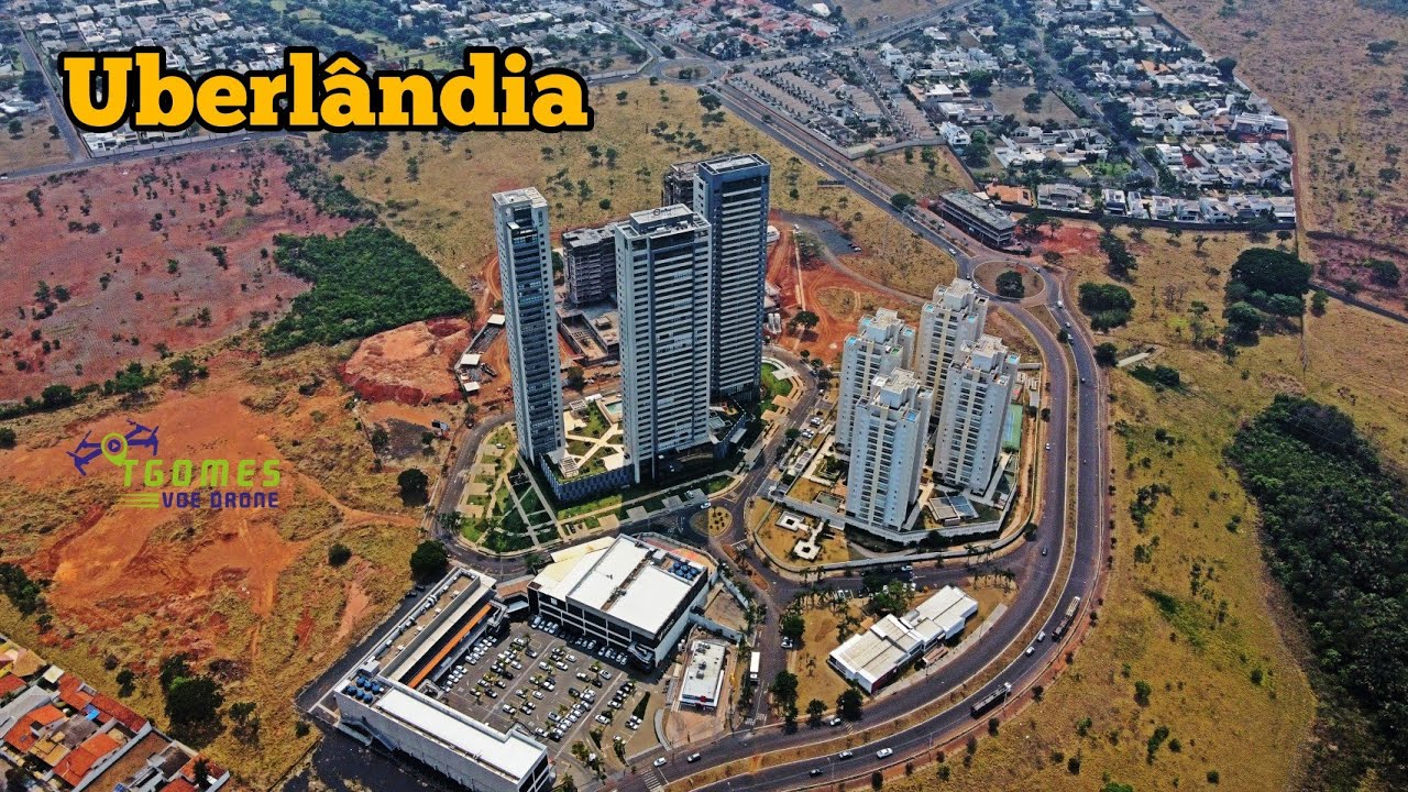 VOANDO COM DRONE POR UBERLÂNDIA MG - SKYLINE
