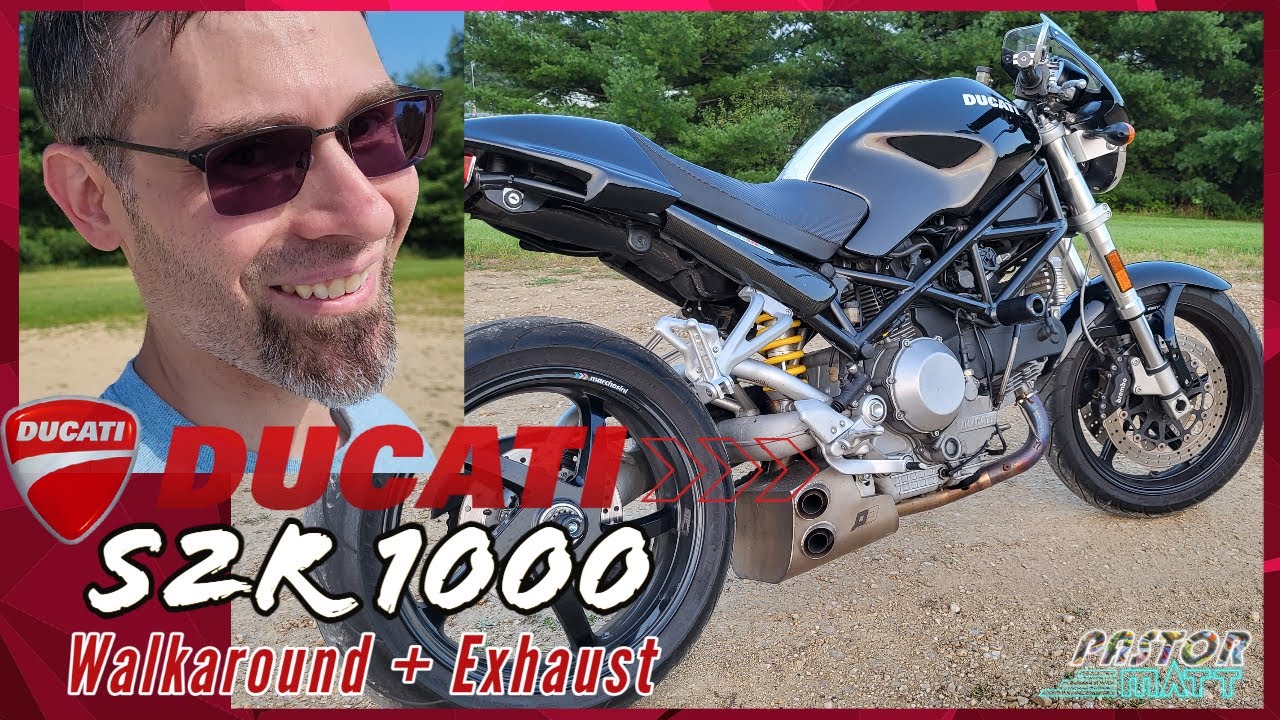 Ducati S2R1000 2008 года — обзор и обзор выхлопной системы 