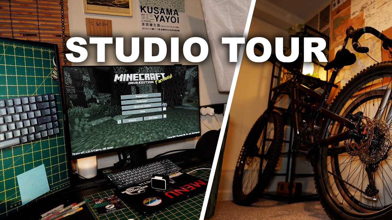 A Minecraft YouTuber's Studio