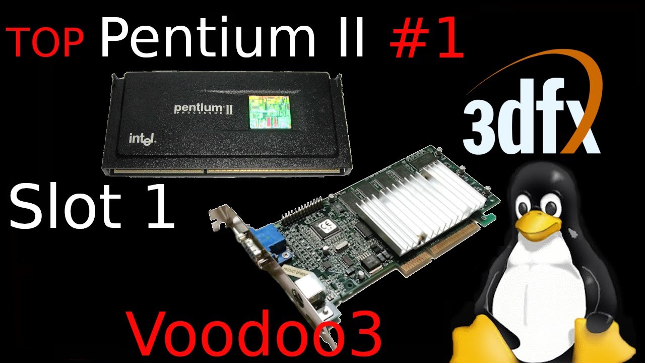 Ретро сборка на Slot1 с ТОР Pentium II 1998-1999 год