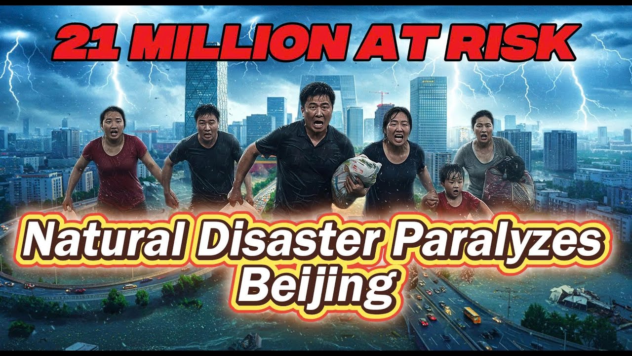 Beijing's BIG Flood Disaster 21M Residents in Danger Now