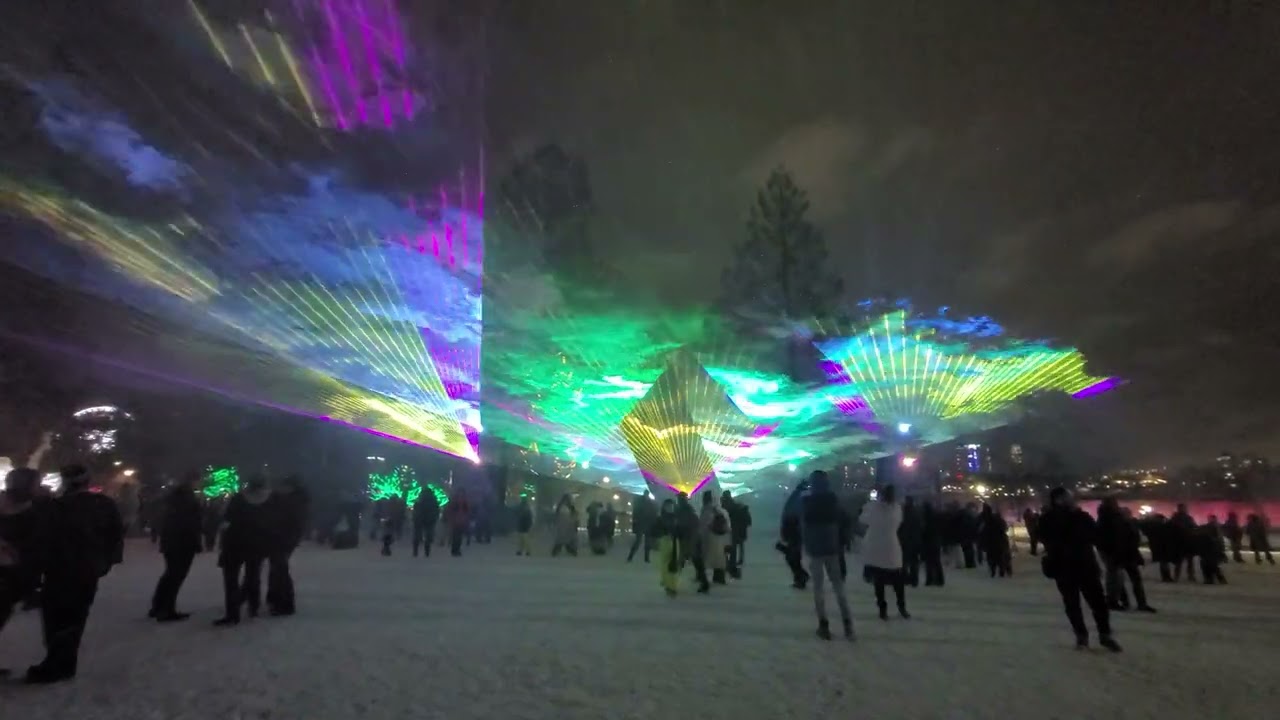 Laser Light Spectacular New Years Eve 2026 Special (7+ Mins). Niagara Falls, Canada. 20251231 203549