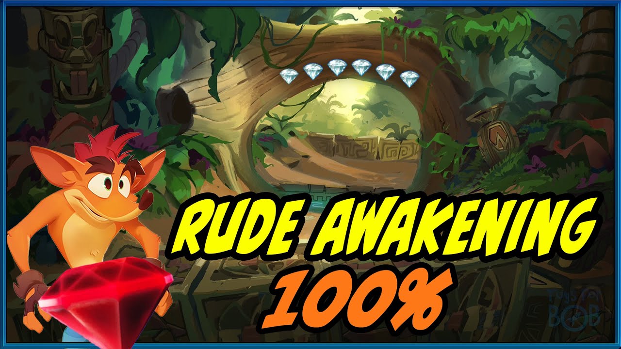 Crash Bandicoot 4 - Rude Awakening 100% - All Gems and Box Locations Walkthrough
