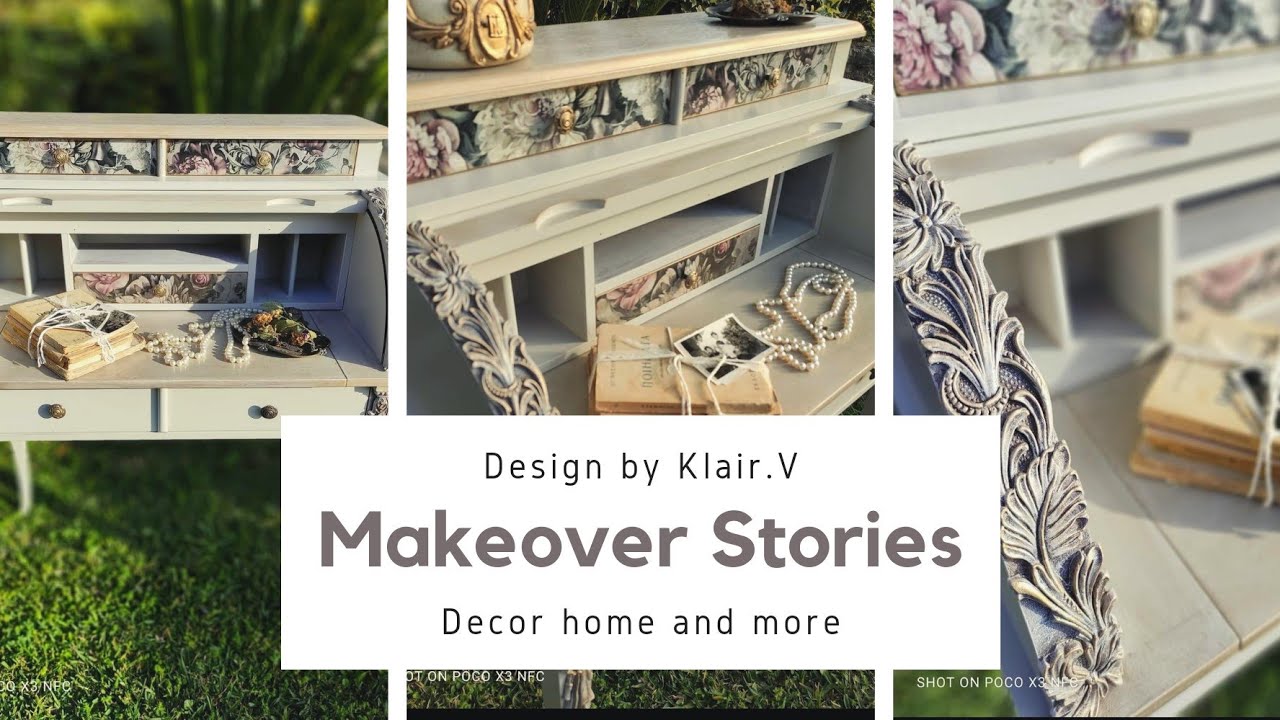 🆓 FURNITURE MAKEOVER! Βαφω με χρωμα κιμωλιας! Makeover Stories part 3!!with subs!!