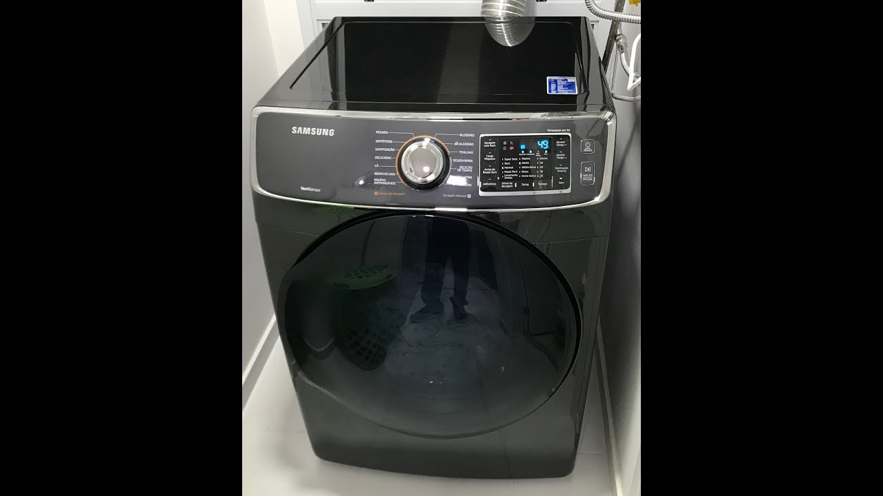 Secadora à Gás Samsung 18Kg - a maior e melhor secadora de roupas no Brasil