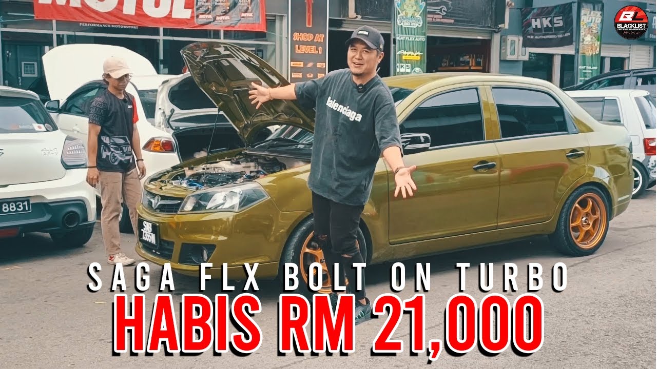 Bolt On Turbo Habis RM 21K!!! | Proton Saga FLX Turbo