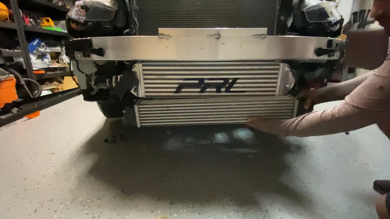 INSTALLING MY PRL INTERCOOLER+CHARGE PIPES (BIG DIFFERENCE COMPARED TO STOCK)