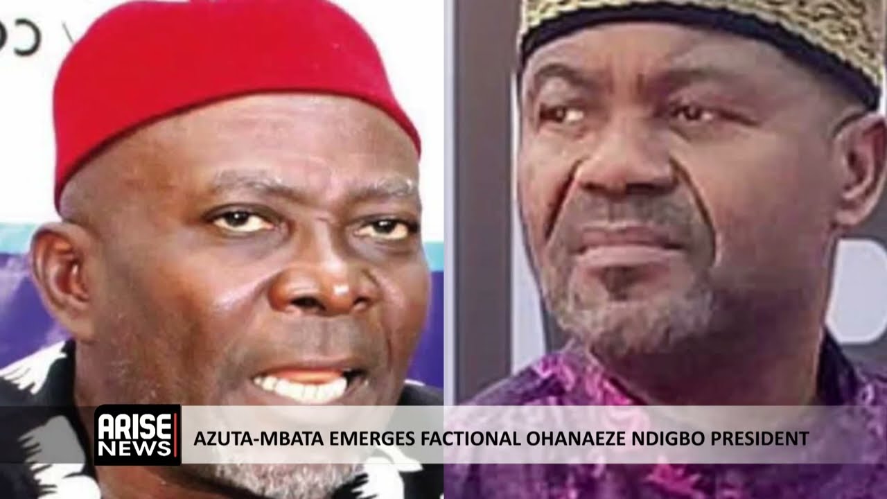 AZUTA-MBATA EMERGES FACTIONAL OHANAEZE NDIGBO PRESIDENT