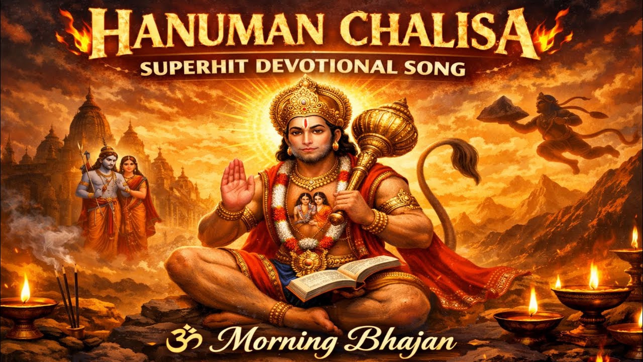 Hanuman Chalisa – Superhit Devotional Song 🔥🕉️ | Morning Bhajan