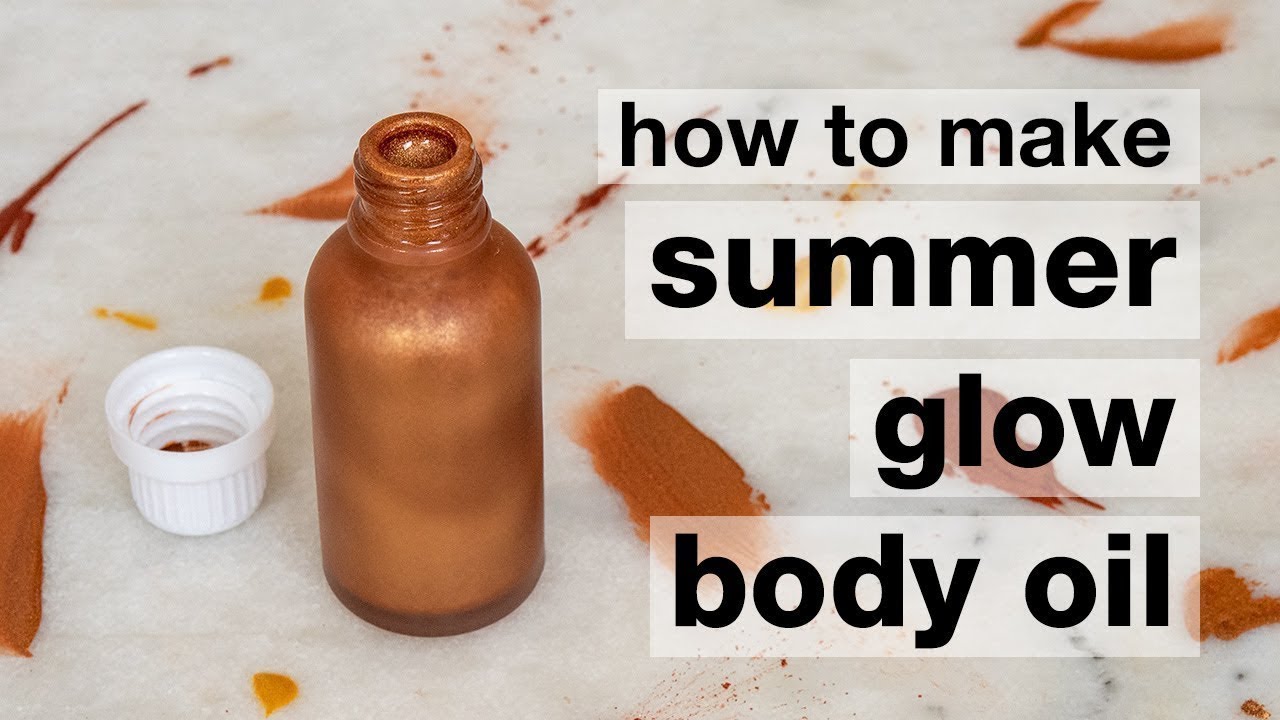 How to Make DIY Summer Glow Body Oil