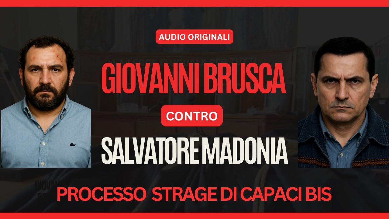 CONFRONTO DI MAFIA: GIOVANNI BRUSCA VS SALVATORE MADONIA &ndash; PROCESSO STRAGE DI CAPACI BIS