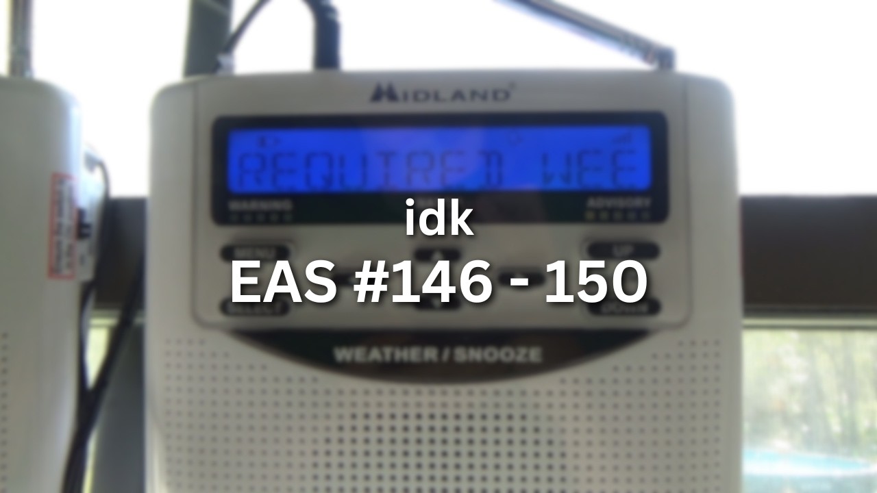 idk | EAS #146 - 150