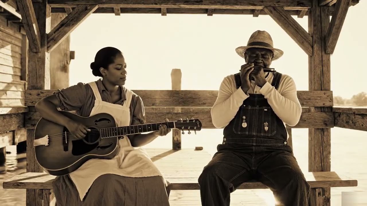 Quiet Delta Blues Harmonica from the River Porch