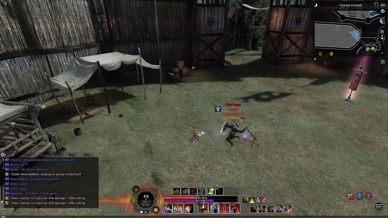 BLESS ONLINE- LVL 45 Berserker and Guardian Duel