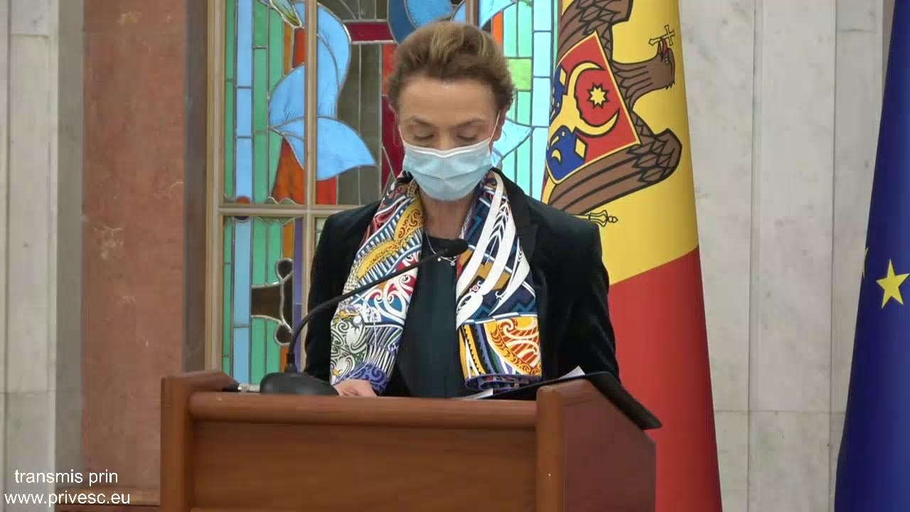 Briefing susținut de Maia Sandu și Secretarul General al Consiliului Europei,Marija Pejčinović Burić