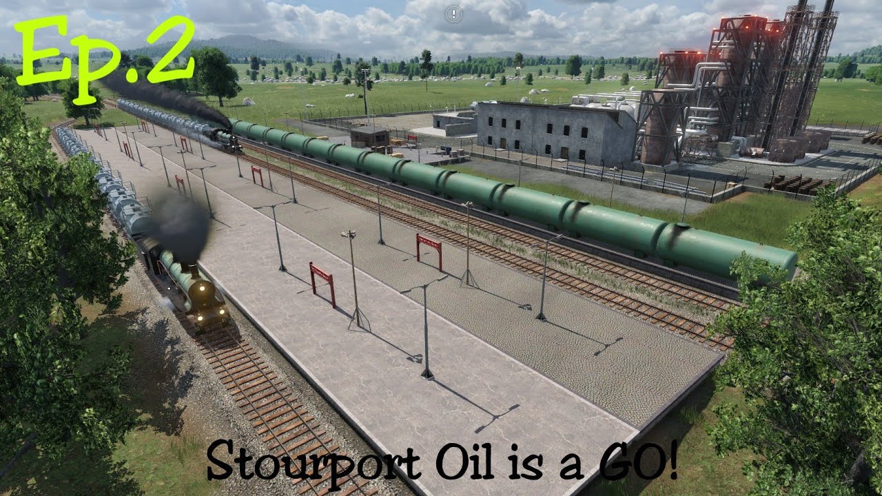 Let's Play Transport Fever 2 VANILLA: Ep2 Stourport strikes Oil!