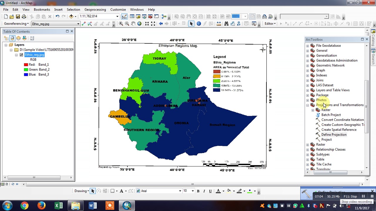 Georeference Maps in ArcMap