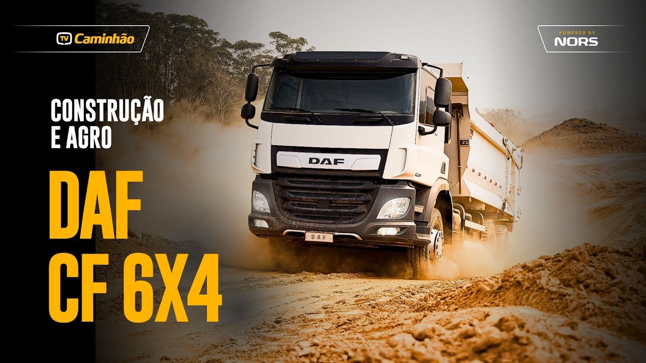 DAF CF 6X4: potência e versatilidade para construção e agronegócio