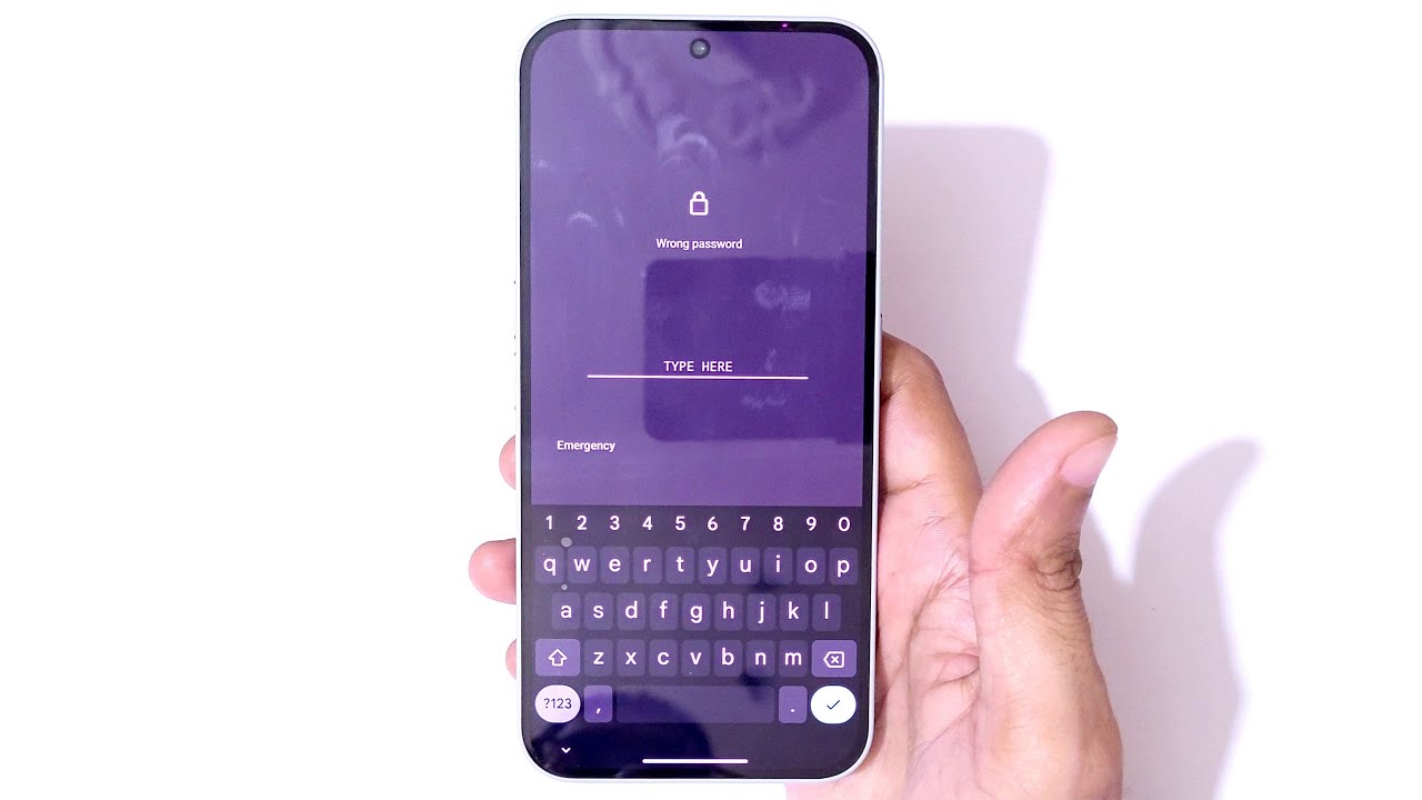 How to Unlock Nothing Phone if Forgot Password