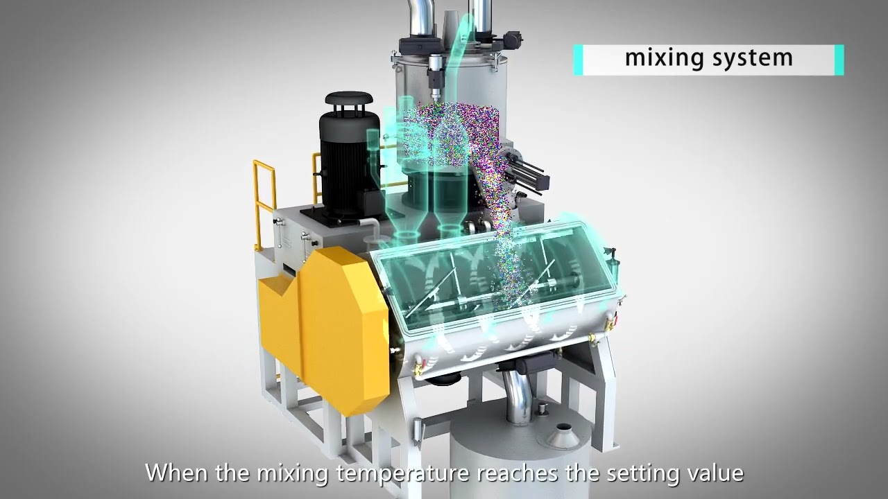 Liansu Mconvey high speed mixer, pvc compound mixer