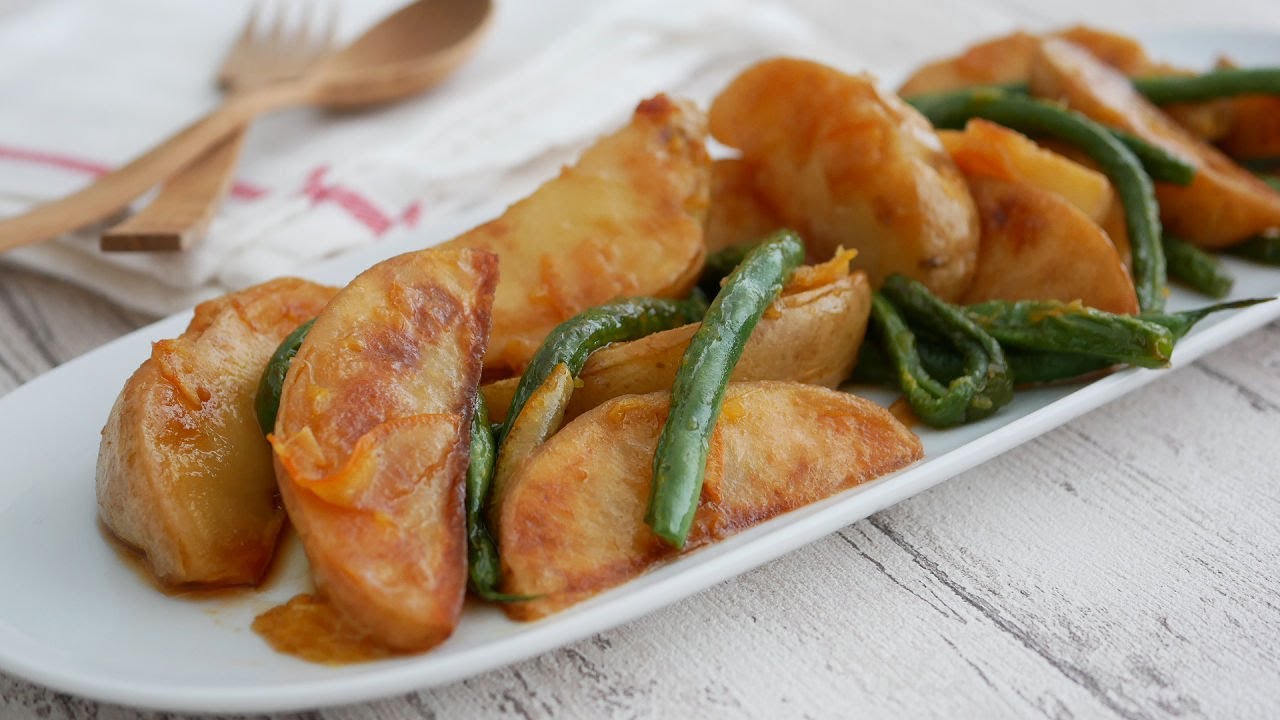 「まるめし」コク旨揚げじゃが♡醤油にあれを混ぜるだけ!| Potatoes stir-fry  Sweet soy sauce