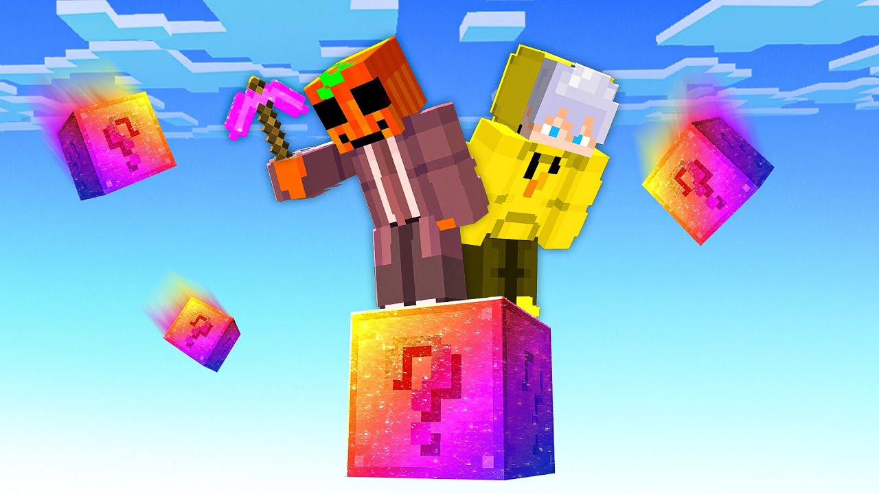 Jardred y Elo en 1 SUPER LUCKY BLOCK en Minecraft!