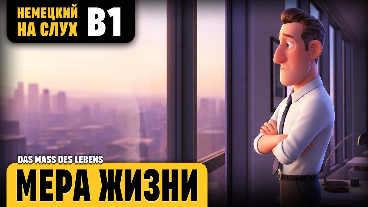 Мера жизни. Поучительный рассказ (уровень B1). Немецкий на слух.