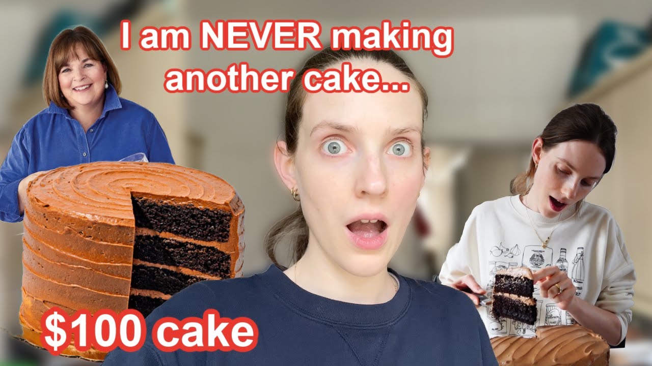 I tested Ina Gartens $100 chocolate cake recipe...