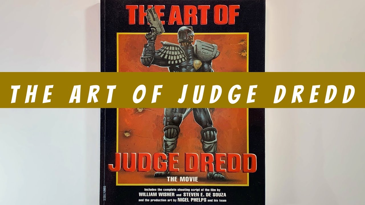 The Art of Judge Dredd The Movie (flip through) Artbook