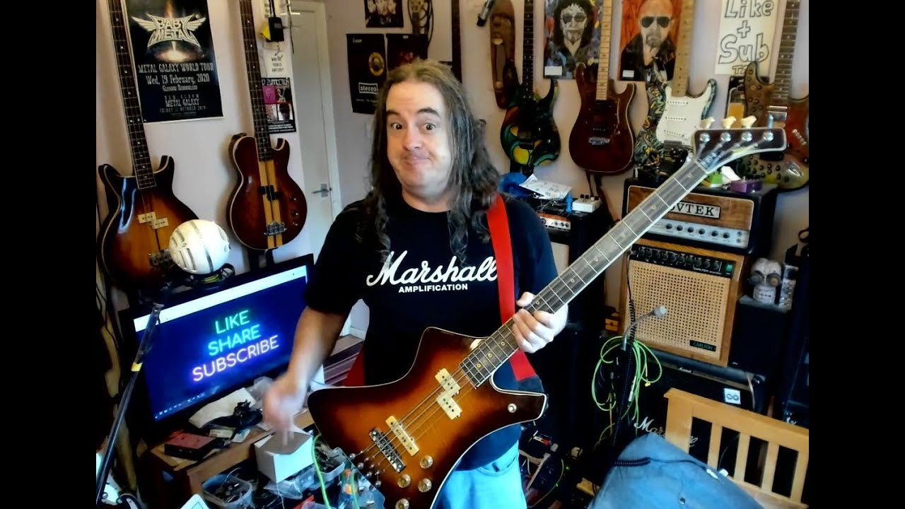 no, THIS is the prettiest bass - washburn b20-8
