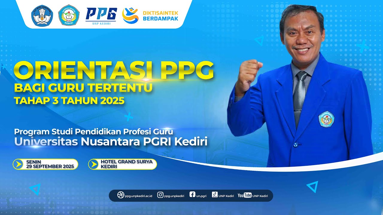 LIVE | Orientasi PPG Guru Tertentu Tahap 3  Tahun 2025