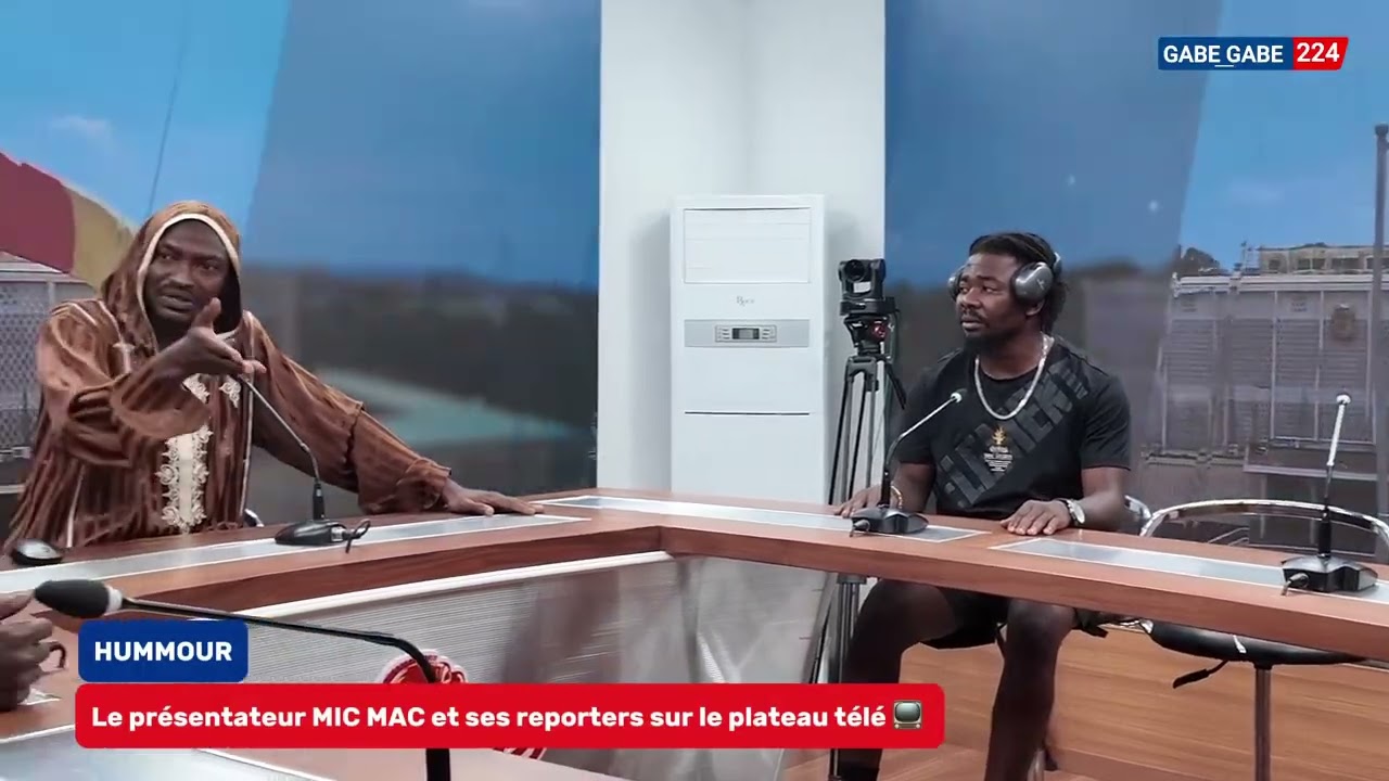 HUMOUR : le présentateur MIC MAC et ses reporters sur le plateau télé pour présenter le journal 📰🤣🤣🤣