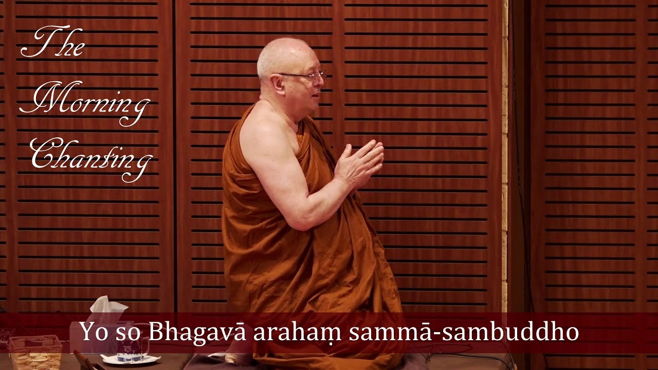 Morning Chanting | Ajahn Brahm | [Pali-English-CZ] | 16th November 2021 #chanting #ajahnbrahm