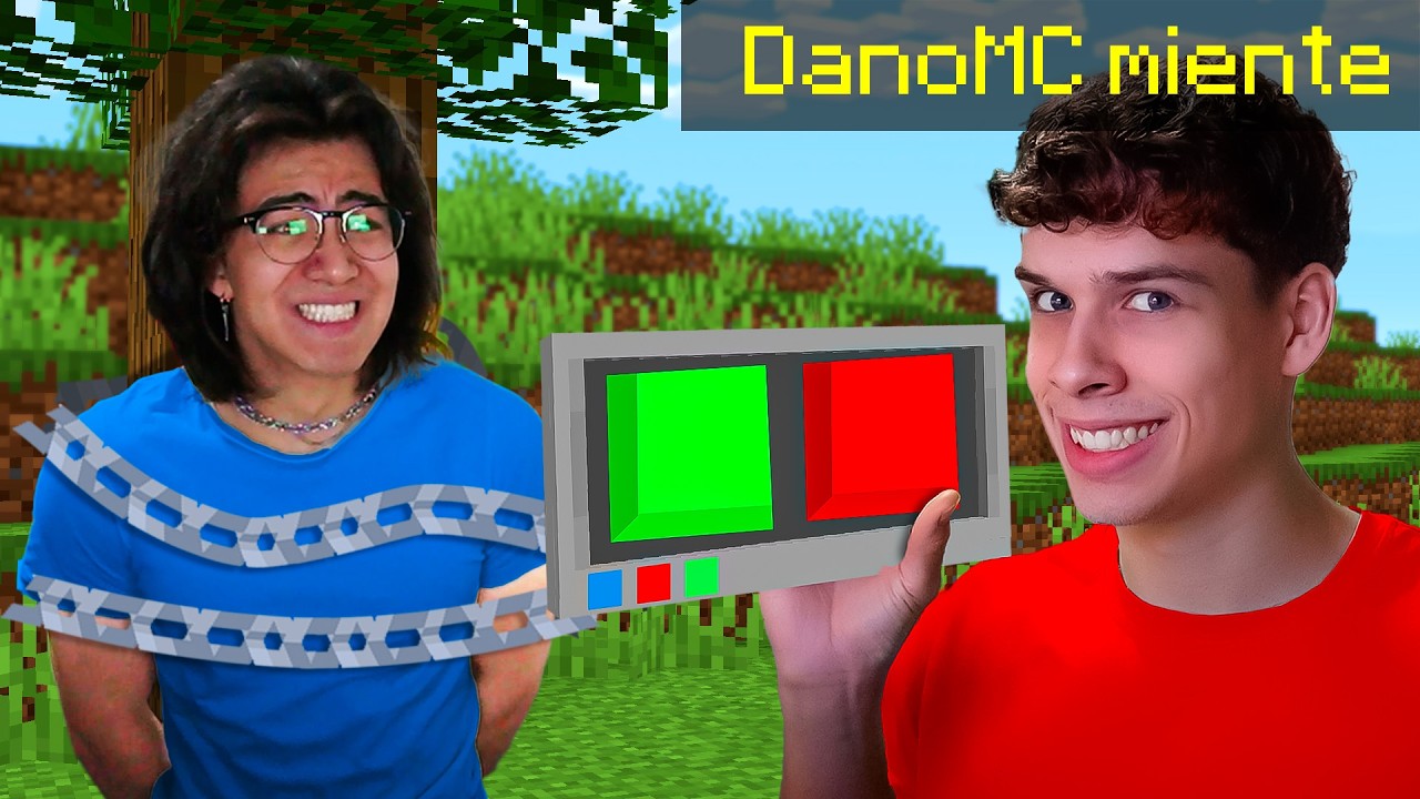 Usé un DETECTOR de MENTIRAS con mis AMIGOS en Minecraft...