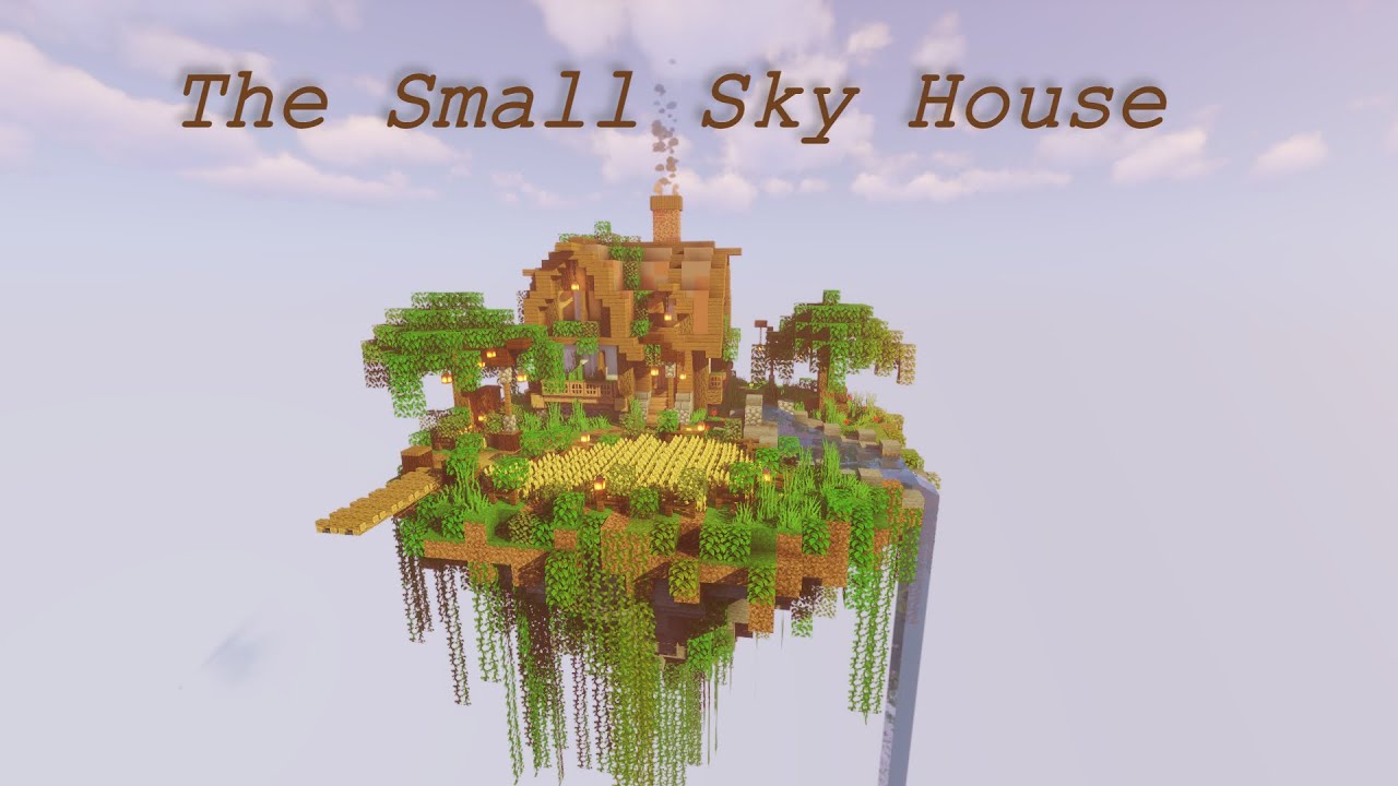 Building Small Sky House in Minecraft || The Small Sky House (Speed Build 2021)