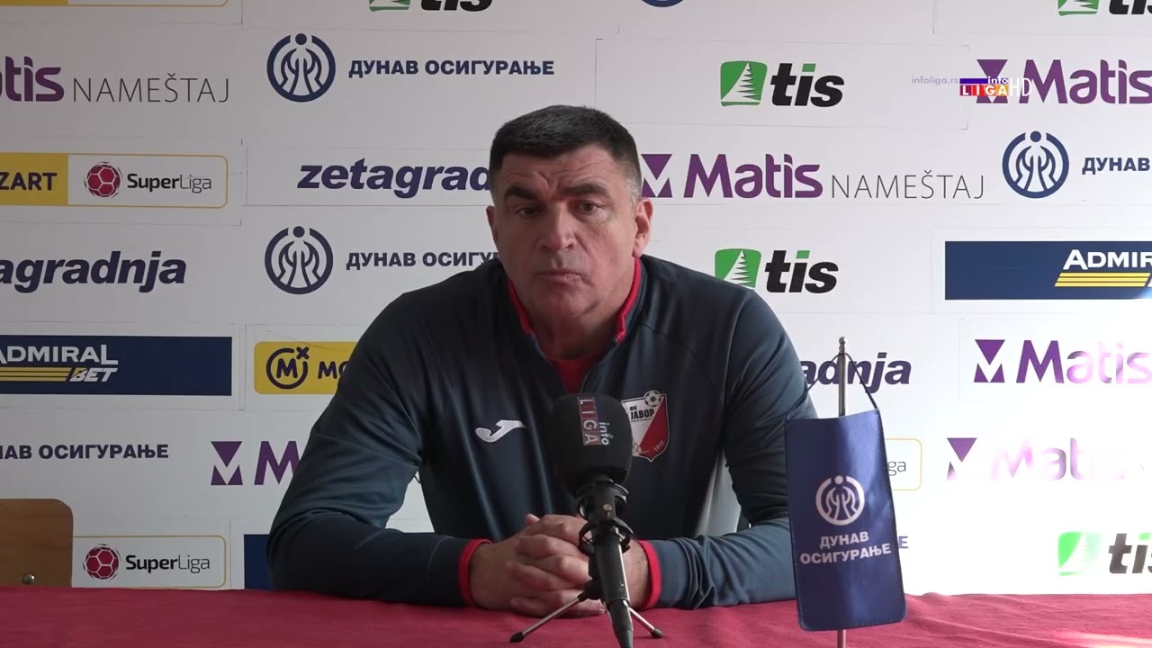 Najava utakmice FK Javor Matis - FK Čukarički 06.03.2026. godine