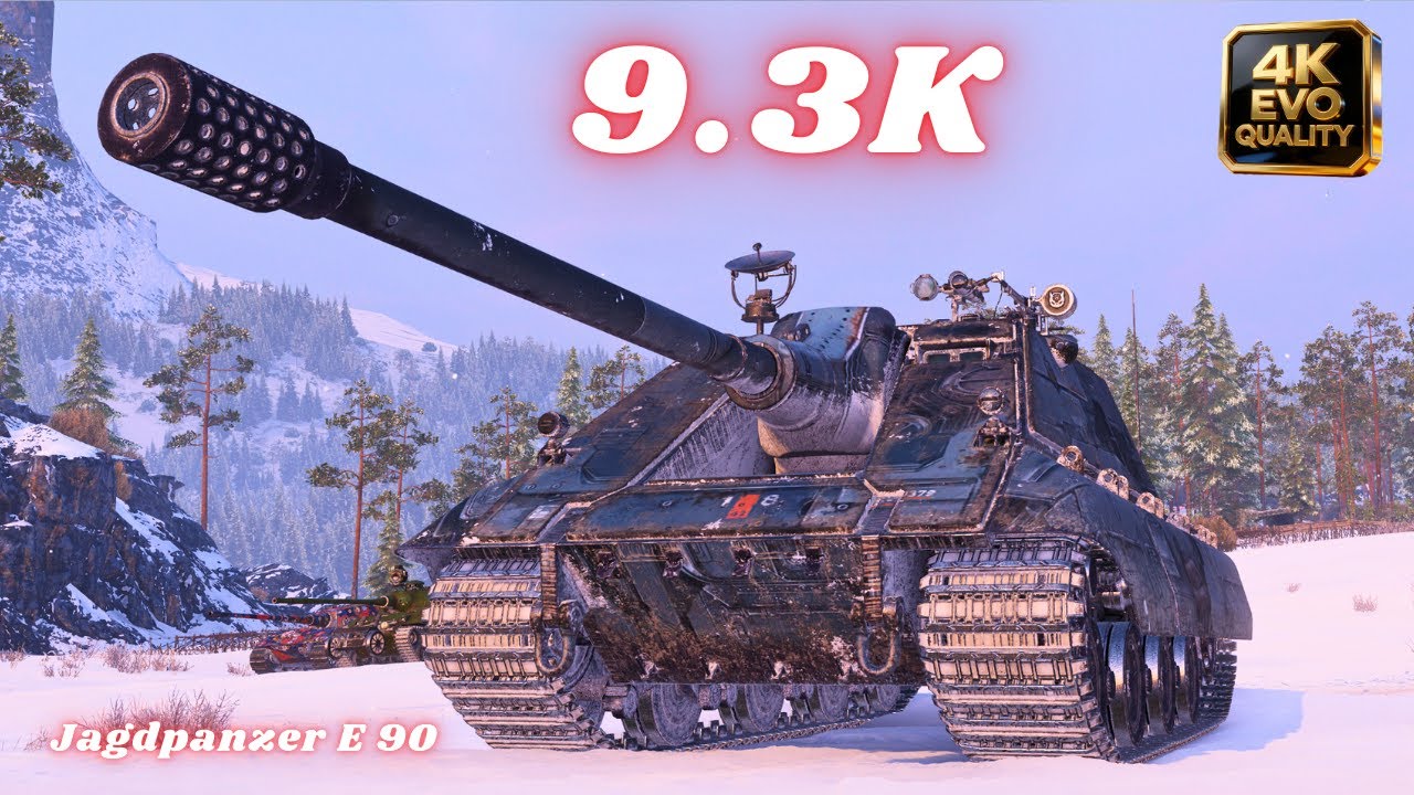 Jagdpanzer E 90 - 9.3K Damage 7 Kills | World of Tanks
