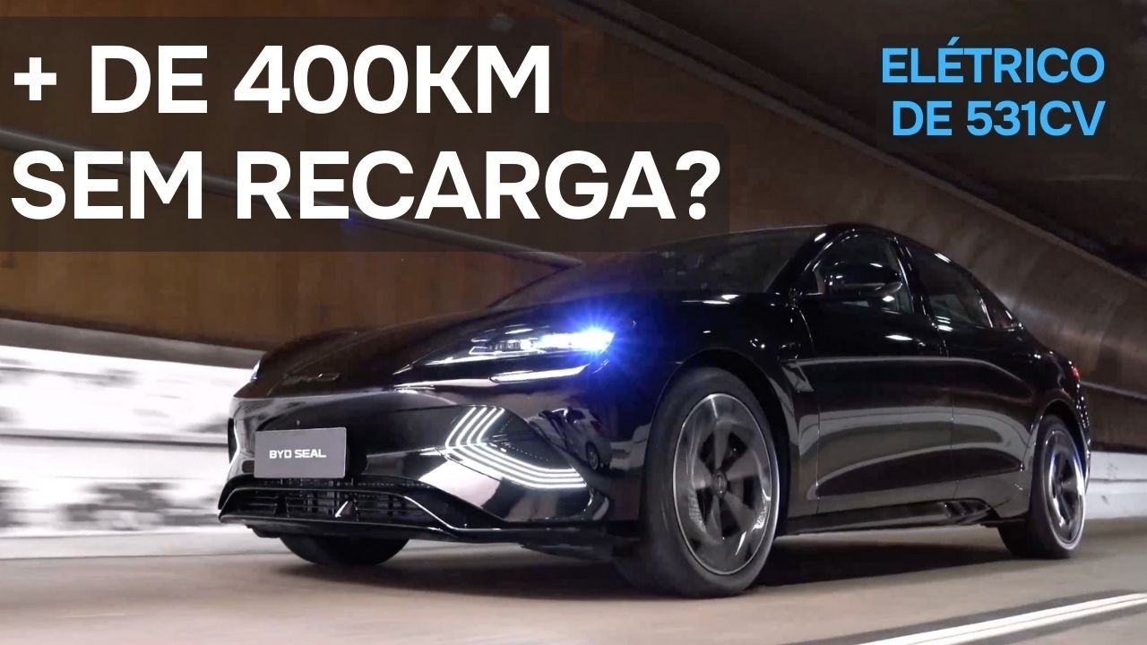 1ª viagem e impressões do BYD Seal em  longa distância – autonomia surpreende? 