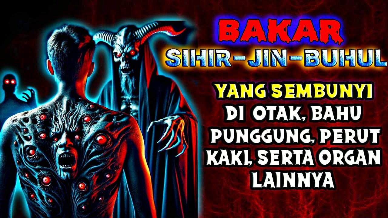 Ruqyah BAKAR/BURN Sihir, Satan, Jin yang tinggal di Otak, Badan dan seluruh Organ Tubuh