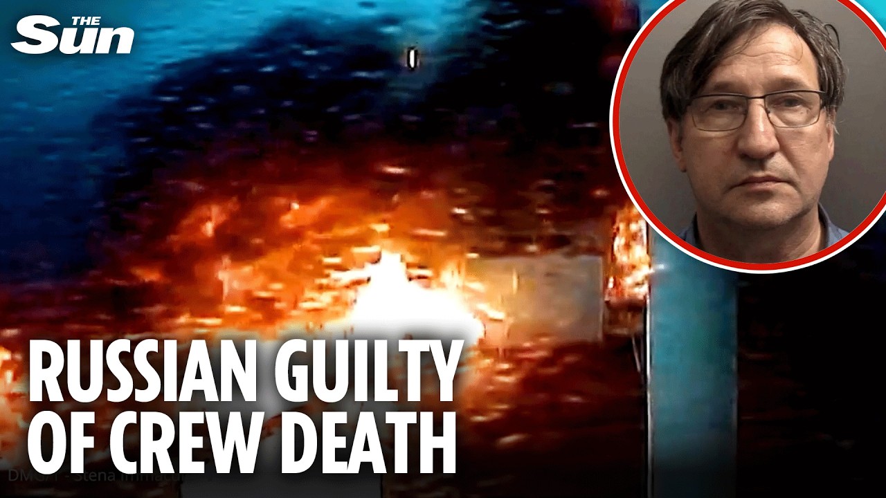 Russian GUILTY of killing crew member in shocking FIREBALL oil tanker crash in North Sea