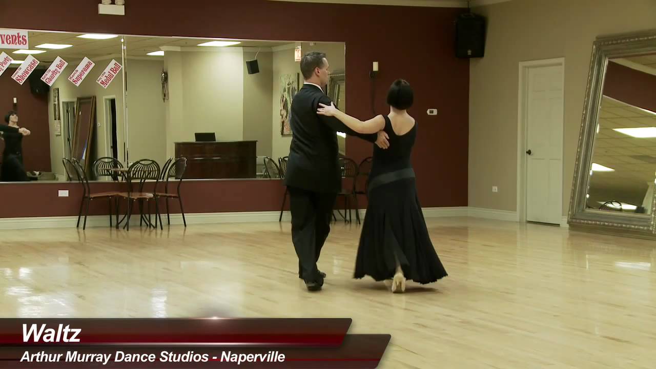 Waltz - James Dutton & Kelly Lakomy dance waltz at Arthur Murray Naperville Dance Studio