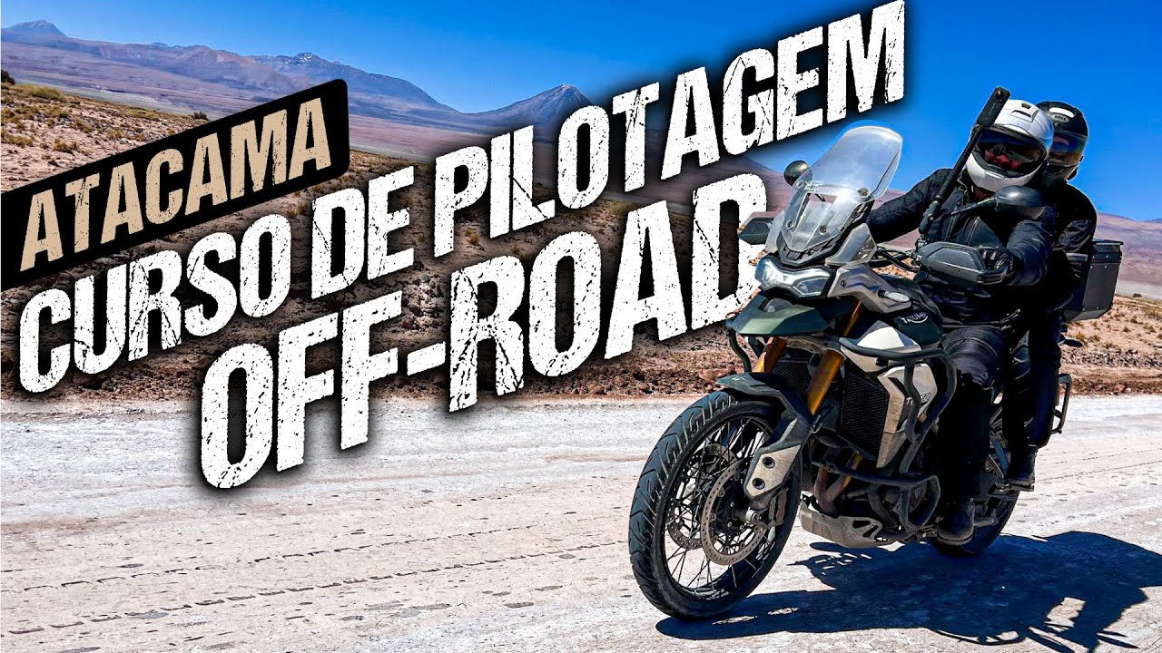✊ Como pilotar moto na terra. Off-road no Atacama