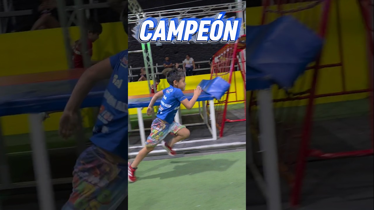Actual Campeón de Parkour categoría 6 a 7 años